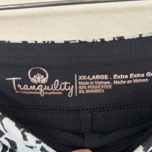 Tranquility by Colorado Clothing Skort Women Size XXL Leaf Blue & Brown Golf - Picture 6 of 7